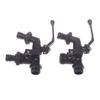 Black Faucet Outdoor Garden Anti-Freeze Bibcocks With Dual Outlet For Washing Machine 1/2 Inch Outdoor Hose Faucet Garden