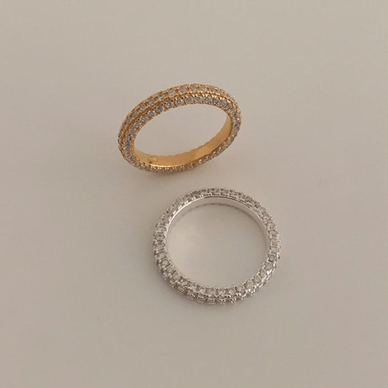 revedej silver925 frozen cubic ring no.11