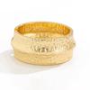 Vintage Exaggerated Punk Bangle Gold Color Geometric Bangle Trend Metal Bracelet  Steampunk Style