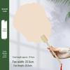 Thickened Xuan Paper Round Fan - Blank Lacquer Fan Kit for Chinese Painting & Calligraphy, Ancient Style, Double-Sided, Ideal for Children