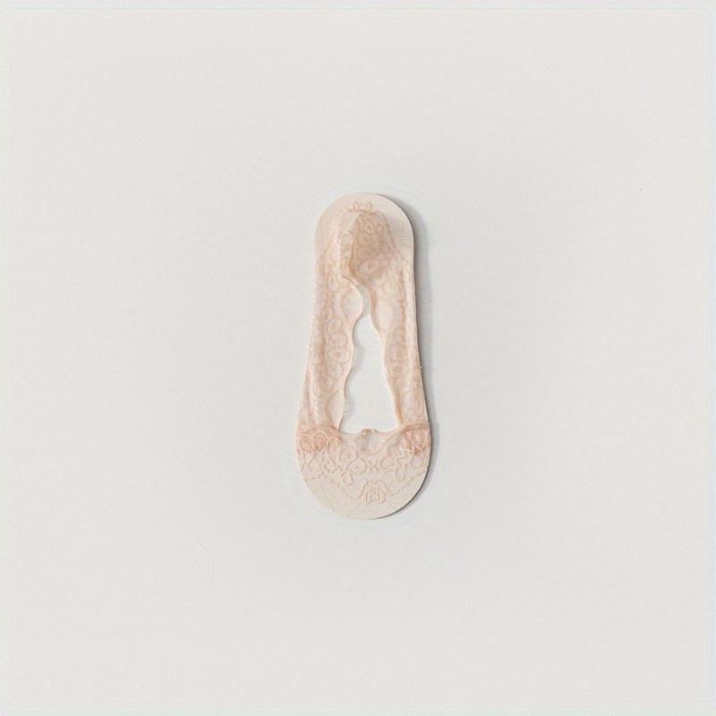 Socks Women's Slippers Socks Invisible Boat Mesh Lace Thin Short Non-slip Cool Sexy Breathable