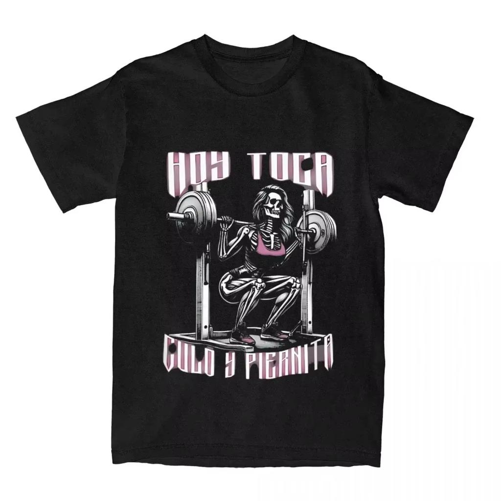 Men's T-shirt Calacas Chidas Gym T-shirt Harajuku Hola Brazo De 35 Cm Ponte A Entrenar Beach T-shirt Casual Clothes Gift