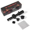 FIRE WOLF 1.2-6X24 IR Tactical Scope For Hunting Optical Step Sight Red Green Illuminated Range Sight