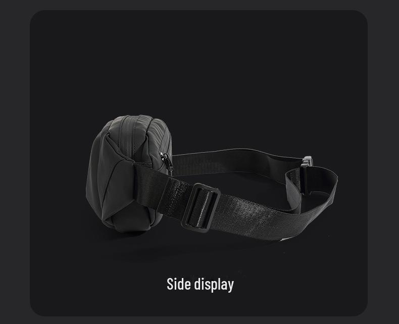 Men's Trendy Shield Armor Polyhedron Chest & Waist Bag for Sports and Fitness