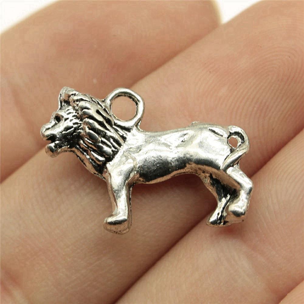 Charms Tiger Lion Wolf Pendants Kids' Jewelry Materials QC131
