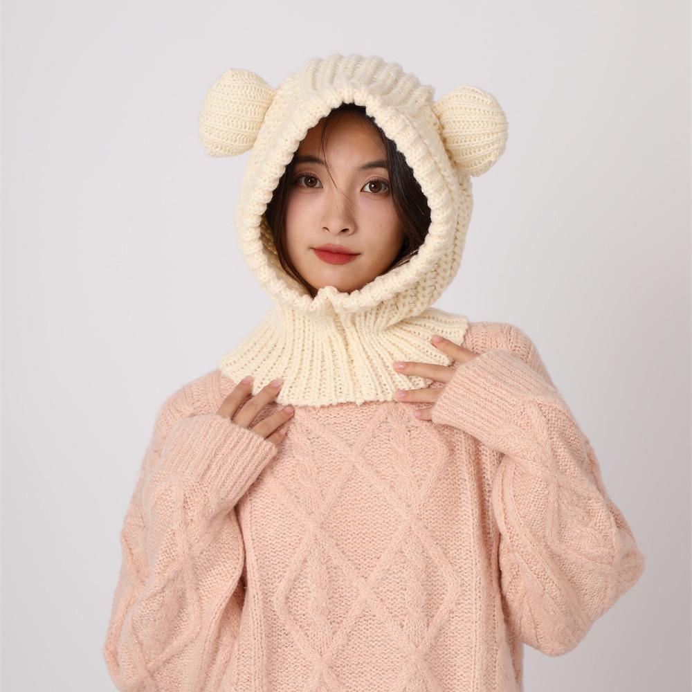 Новая школьница милая шапка Рафа интегрированная шапка Барак теплая сумка голова вязаная шапка оптом