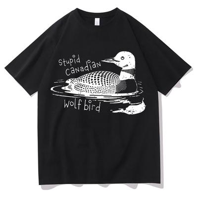 Heated Rivalry Funny Meme Graphic Oversized T Shirts Men Women Stupid Canadian Bird T Shirts Pop Casual Humor Tshirt Streetwear