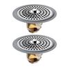 Set of 2 Silicone Drain Covers Corrosion Resistant Silicone Drain Protectors for Odor Frees Household Pipe Systems