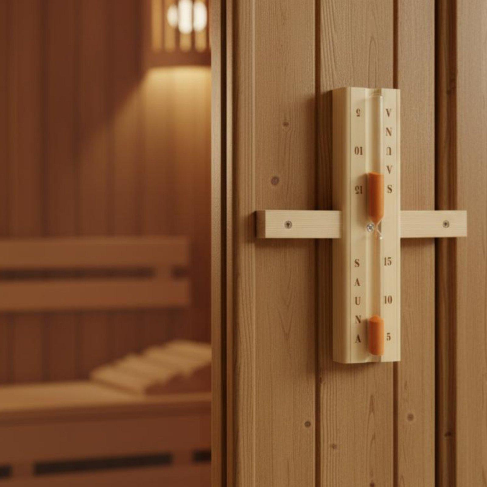 Sauna Sand Timer Sturdy Sauna Hourglass Wooden Hourglass Timer Easy to Read Wooden Sand Timepiece