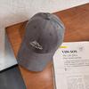 Wide Brim Baseball Cap Female Summer Thin Face Small Hip Hop Letter Cap Versatile Soft Top Sunshade Casual Hat