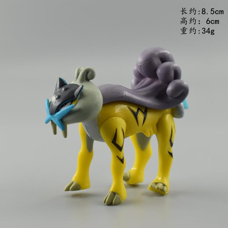 Cartoon Anime Figure Gengar Eevee Fuecoco Koraidon Psyduck Pikachu Desk Decoration PVC Model Doll Toys
