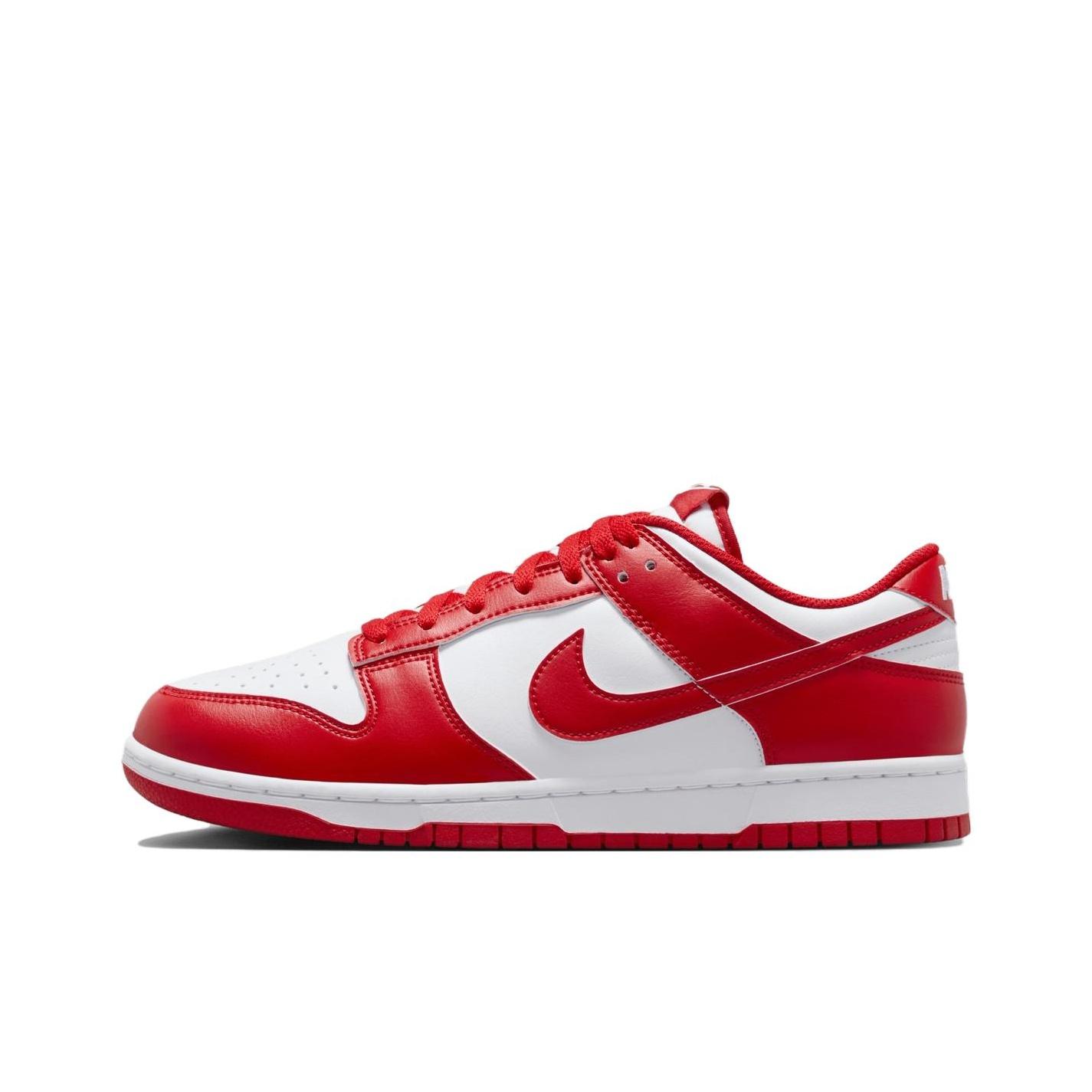 

Nike Dunk Low Retro White University Red Men HF5441-104 44