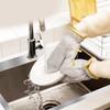 Bamboo Fiber Dishwashing Gloves Non-Stick Wire Kitchen Cleaning Brush Household Waterproof Heat Insulation Gloves