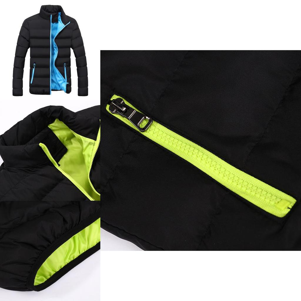 Men Fashion Jacket Winter Casual Thicken Warm Cotton Coat Tops Overcoat**