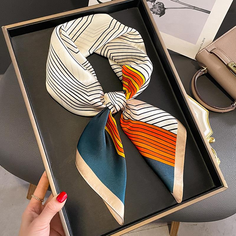 Eșarfă Stil Nou Mătase de Dud Coreeană Eșarfă Eșarfă Eșarfă Profesională High-end Eșarfă la Modă și Versatilă Vară