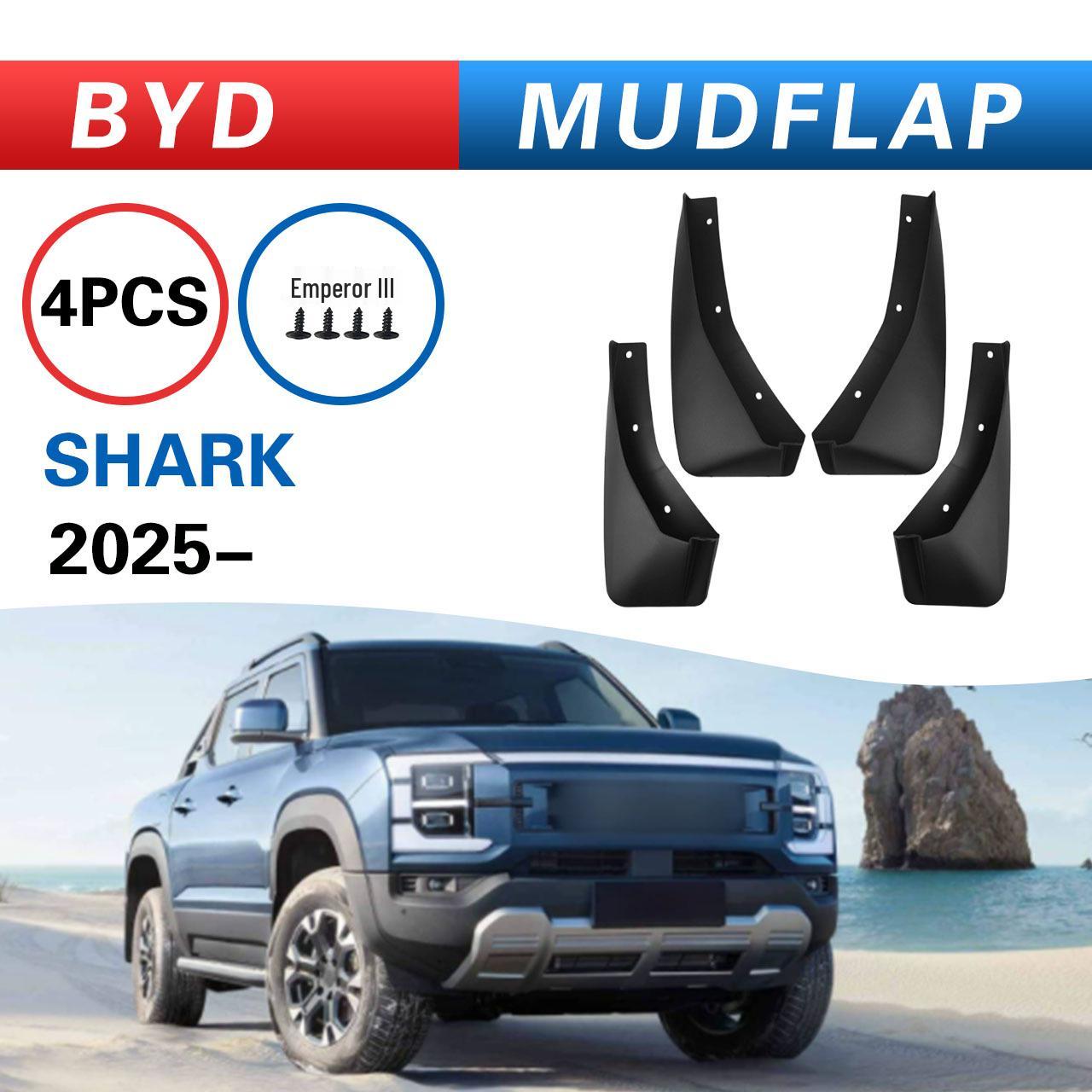 BYD Shark 2025 Car Mudguards - Cross-border Compatible