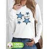 Dames Sweatshirt 3D Print Etnisch Bloemen Grafisch Dagelijkse Mode Casual Lange Mouw T-Shirts Ronde Hals Zwart Lente Herfst Tops