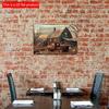 2D flat Wooden 30*20cm Vintage Sign - Rustic Farmhouse Barn and Tractor Wall Art, Multipurpose Home Bar Cafe Restaurant Decor, Easy Installation
