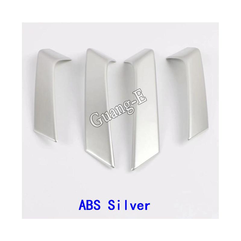 For VW Volkswagen Touran L 2016 2017 2018   Car Cover ABS Chrome Stick Handshake ide Door Armrest Handrail Trim Frame