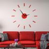 Creative Living Room Wall Clock, Nail Free, Silent DIY Clock, Minimalist Clock, Artistic Decoration, Wall Mounted Clock