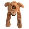 Net Celebrity Capybara Ear-Moving Plush Hat - Cute, Warm, and Neck-Protecting for Autumn and Winter