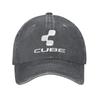 Cube Cycling Mtb Mountain Bike Denim Cap Casual Baseball Caps Adjustable Hat Summer Unisex Baseball Hats