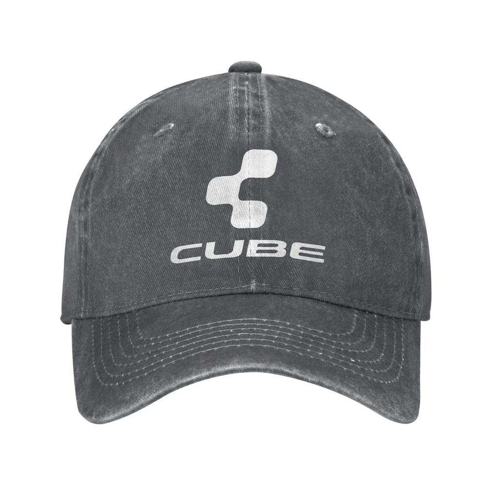 Cube Cycling Mtb Mountain Bike Denim Cap Casual Baseball Caps Adjustable Hat Summer Unisex Baseball Hats