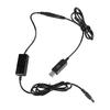 Boost Line USB 5V auf DC5521 12V Aufwärtswandler Kabeladapterkabel 5,5x2,1mm Ausgang für Auto-Kühlventilator Rekorder