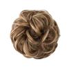 Păr postis pentru coc dezordonat, aspect natural, creț, gros, coc, scrunchies, extensii de păr Ponytail sintetice pentru femei cu elastic