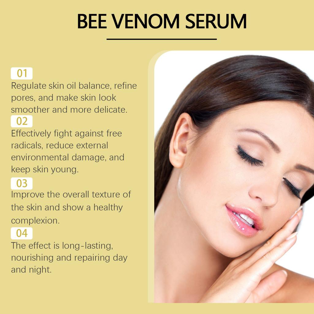 Hydrating Ouhoe Bee Venom Facial Serum For Moisturizing Skin And Reducing Fine Lines