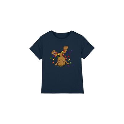 Childrens/Kids Groot Christmas Lights T-Shirt