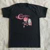 T-shirt Nera Unisex a Maniche Corte Chiodos Band T-shirt Completa Streetwear Harajuku