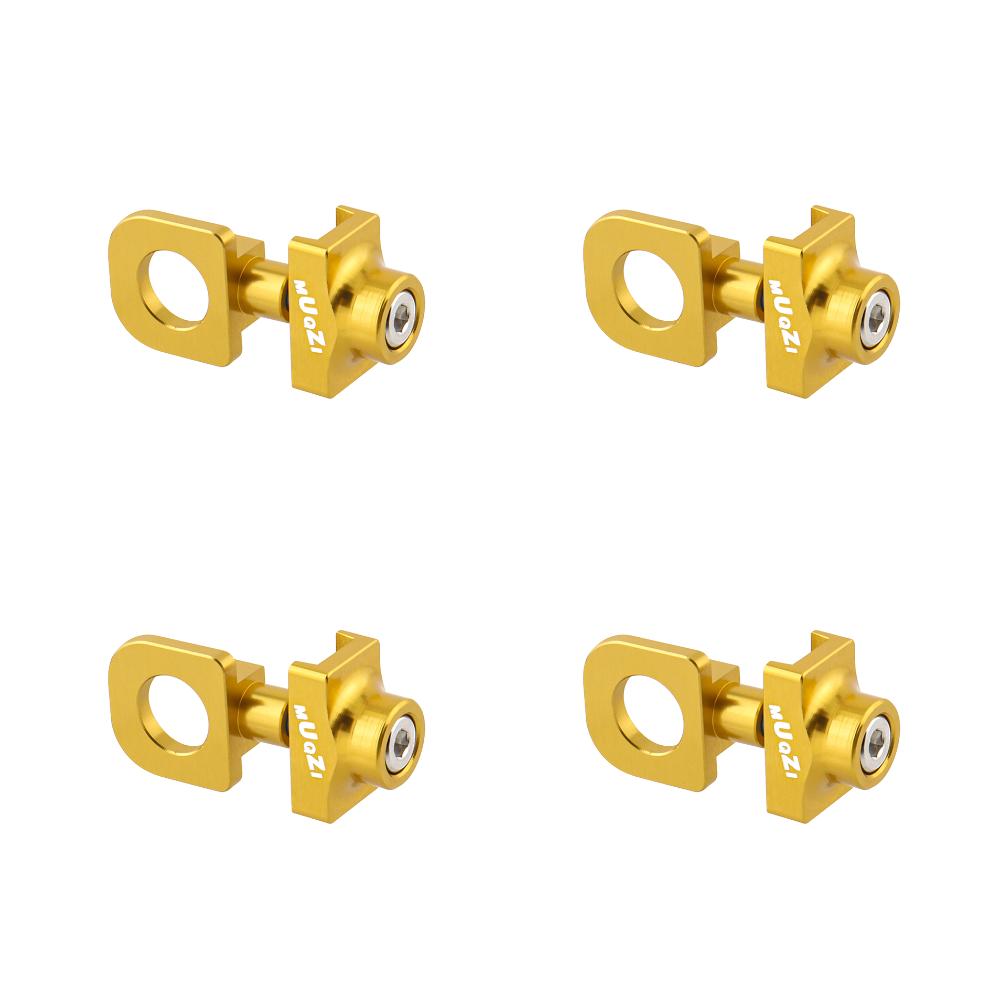 5-1PC Bicycle Chain Adjuster Aluminum Alloy CNC Bike Chain Tension Bolt Screw DIY Modification for Single Speed Bicycle Parts