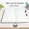 1Pcs Vintage A5 Leatherbound Notebook with Soft Cover and Bookmark Perfect for Business Meetings and University Life