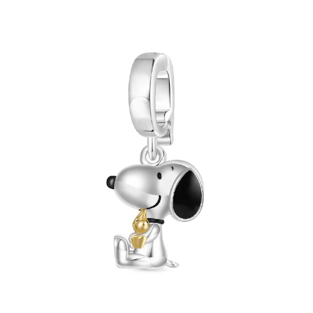 Nieuwe 925 Zilveren Auto Bloemenmand Hond Kralen Hanger voor Europese Armband DIY Prachtige Sieraden Handgemaakt Cadeau