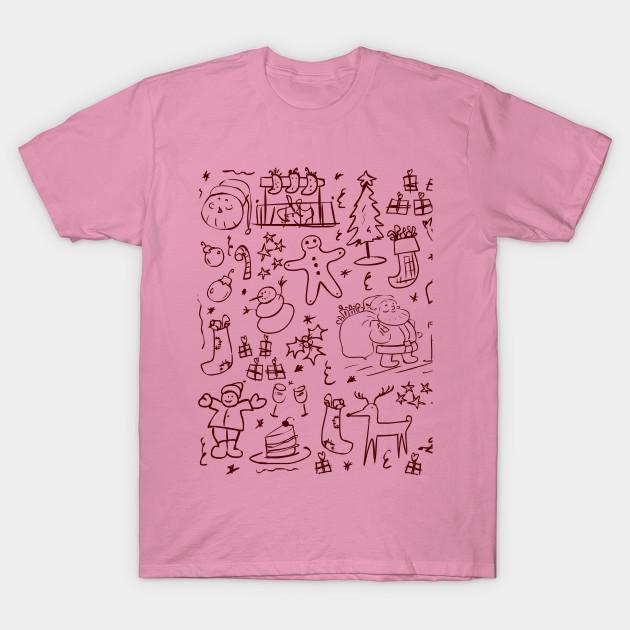 T-Shirt Damen Weihnachtskollektion Harajuku Druck Kawaii T-Shirt Sommer Kurzarm Damen T-Shirt Top Tee