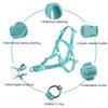 Anti-Escape Martingale No Pull Reflective Dog Harness Adjustable Lightweight Nylon Vest for Large Dogs Labrador Golden Retriever
