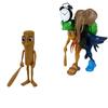 New Tung Tung Tung Sahur Tralalero Tralala Italian Brainrot Monster Fusion Edition Anime Action Figure Cartoon Ornament Gift Toy