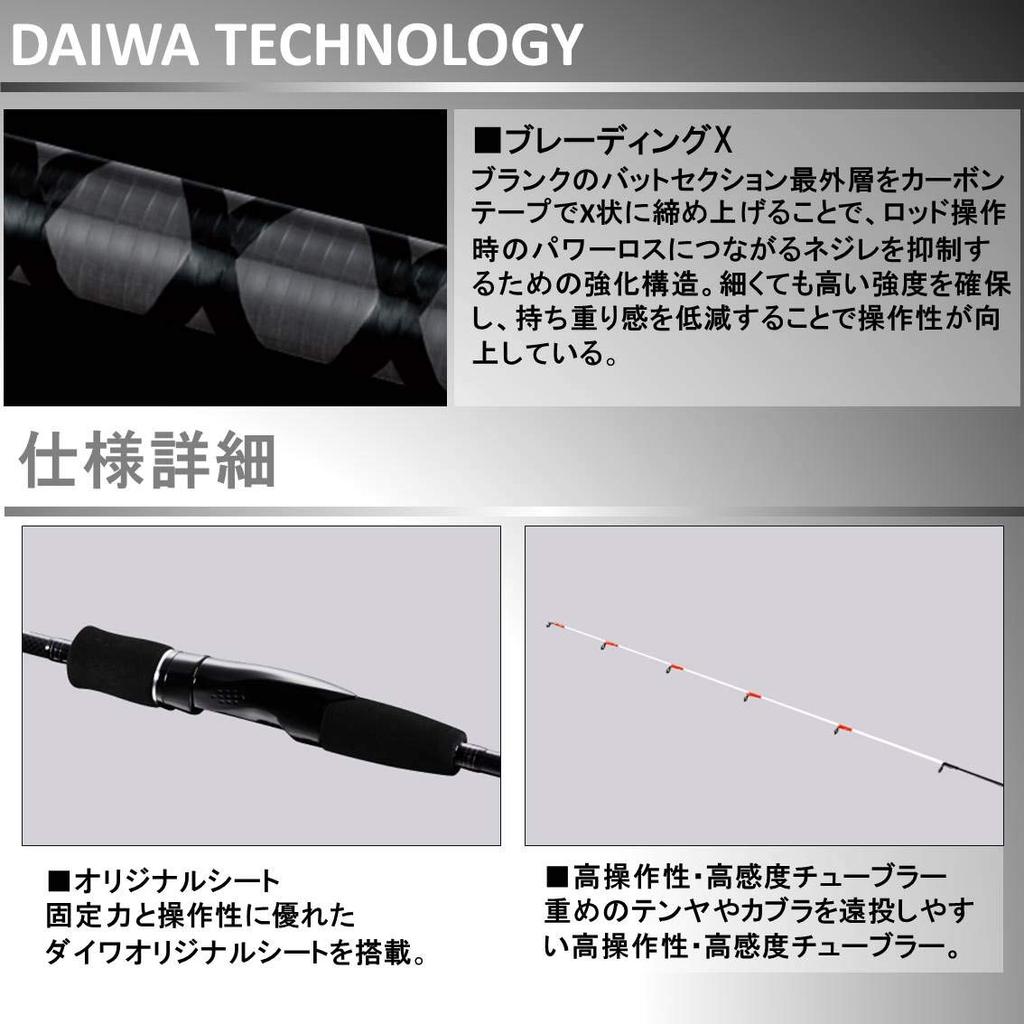DAIWA Boat Rod Tenya Game X Fishing Rod M-240