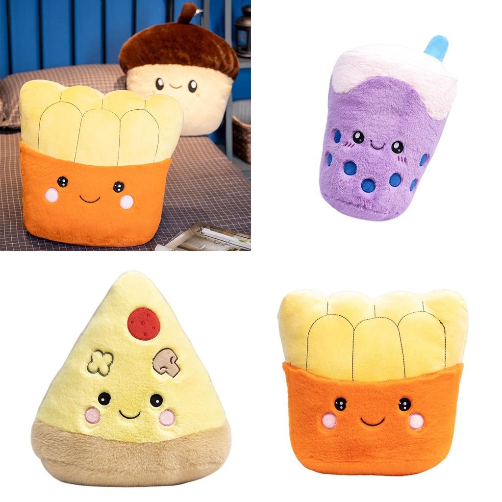 Creative Cartoon Snack And Beverage Little Rabbit Plush Pillow Sofa Cushion Stuffed Toy For Girls