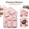 Christmas House Silicone for Baking, Chocolate Candy and Tray - Holiday Treats
