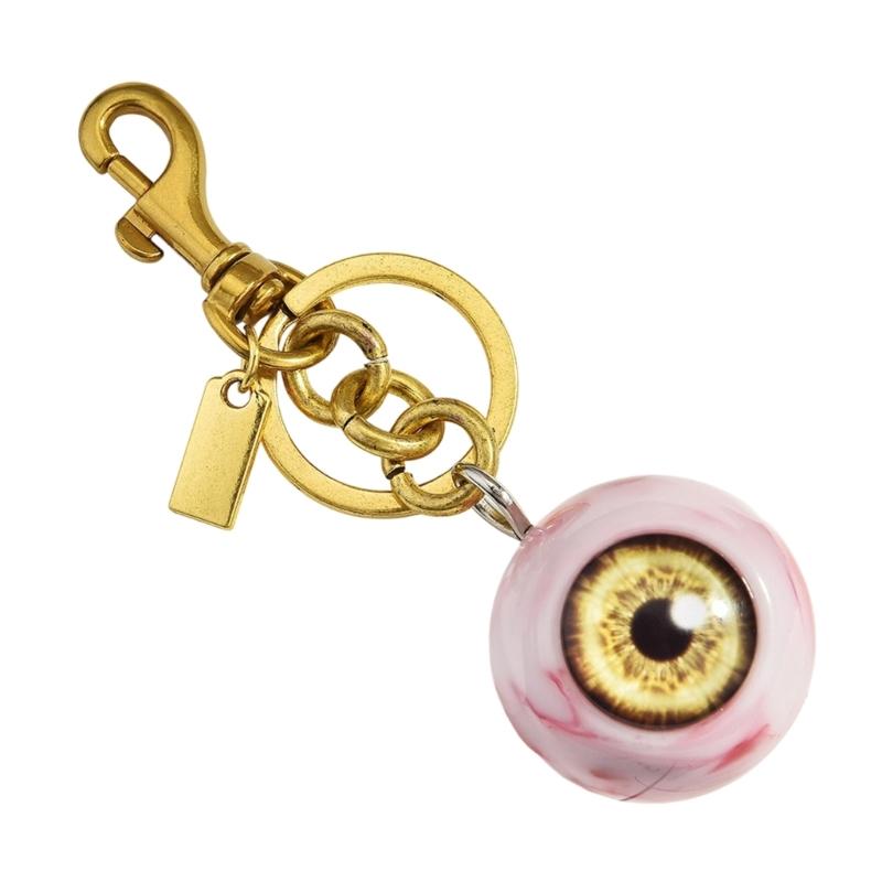 

Evil Eyes Keychain Pendant Protective Amulet Alloy Accessory For Keys Bags Stylish Gift жёлтый