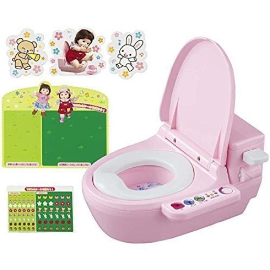 

Popo-chan Prop Talking Toilet with Toilet Deco Set