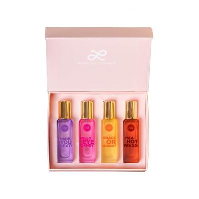 Perfume Lounge Gin & Tonic Perfume Gift Set of 4x20 Ml for Women