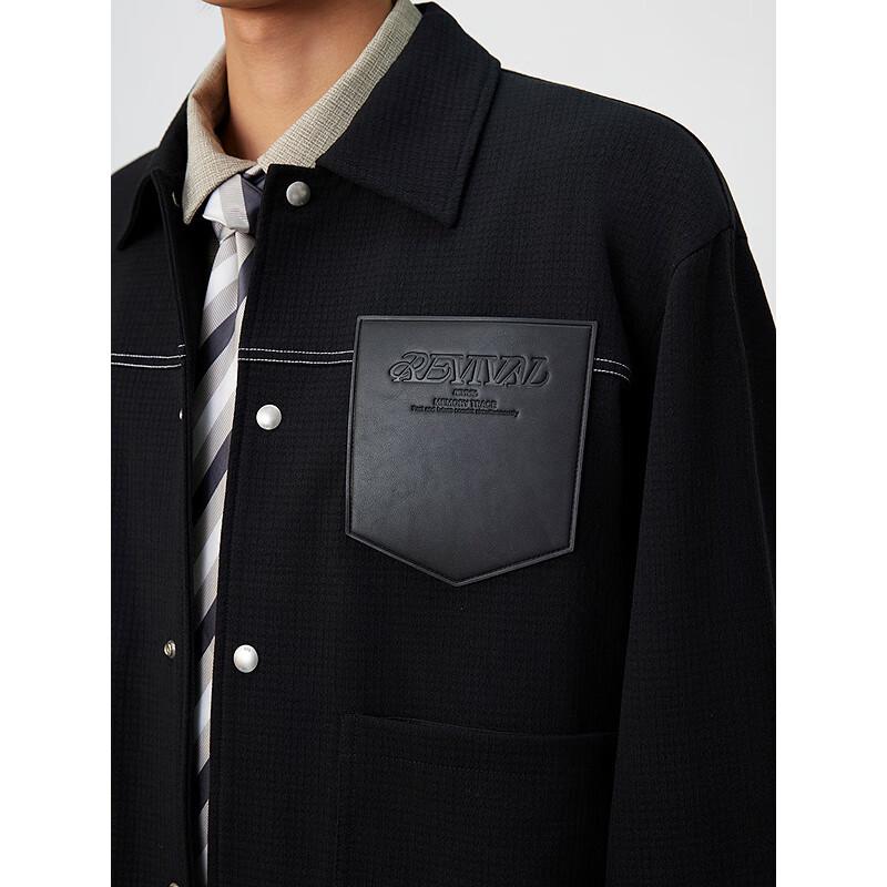 GXG Men's Textured Lapel Jacket