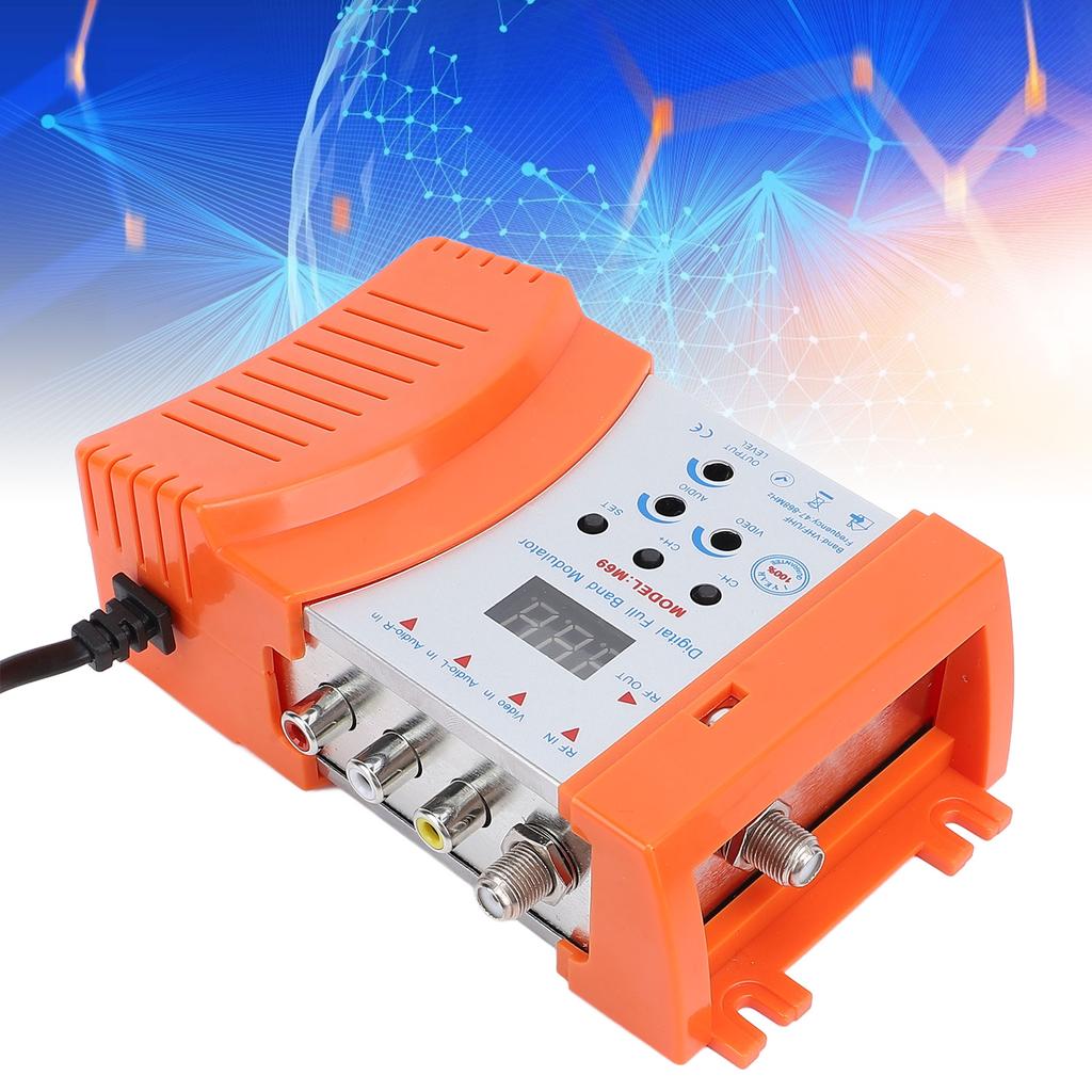 AV zu RF Modulator VHF UHF PAL NTSC Sound Video Modulator für Satelliten-Receiver Kameras Videospiel