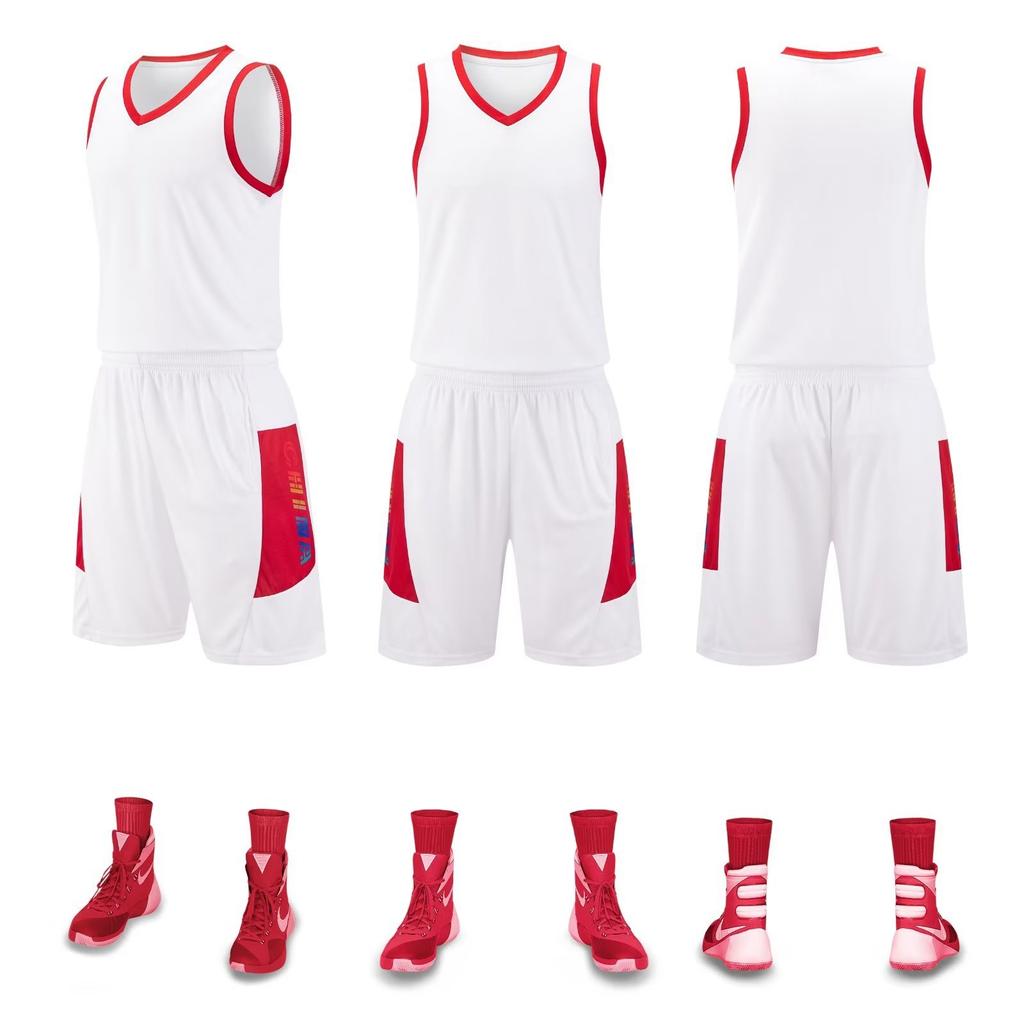 Basketball Suit Mens Jersey Student Summer Game Training Active Childrens Vest Basketball Suit