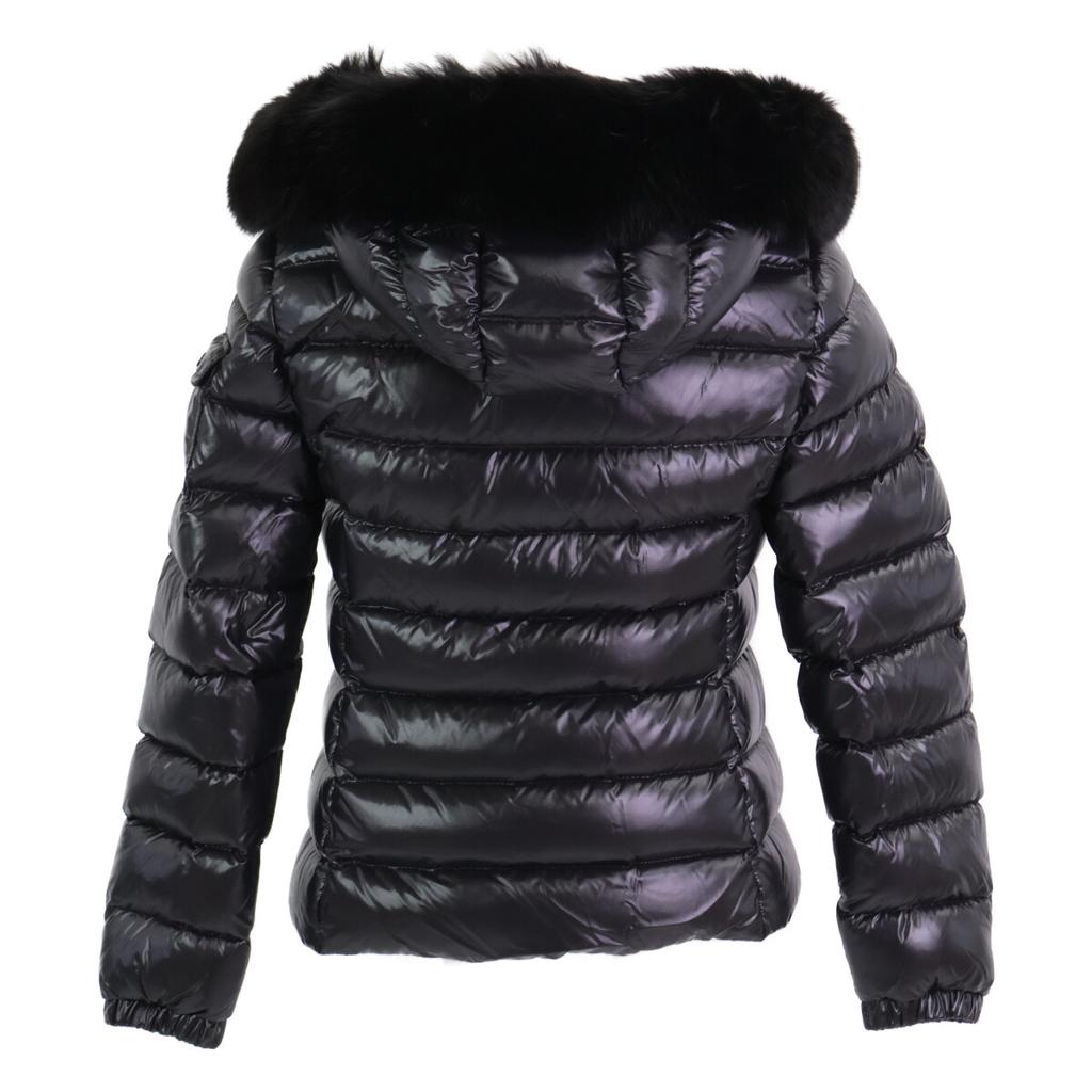 Moncler BADYFUR Shiny Nylon Short Down Jacket Jacket 0 blackUsed