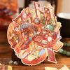 Kawaii 3D Fun Cartoon Miniature Scene Sticker DIY Pocket House Decompression Visual Stacking Three dimensional Scrapbook Sticker