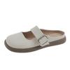 Lazy Evening Breeze~! Soft Stepping On Shit Mary Jane Sandals Women's Summer Ins Wear Breathable Bag Head Cool Slippers
